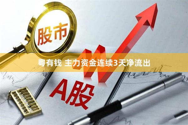 粤有钱 主力资金连续3天净流出