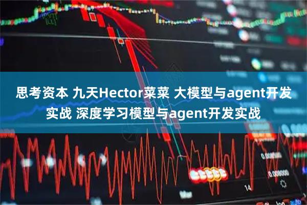 思考资本 九天Hector菜菜 大模型与agent开发实战 深度学习模型与agent开发实战