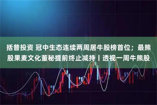括普投资 冠中生态连续两周居牛股榜首位；最熊股果麦文化董秘提前终止减持丨透视一周牛熊股